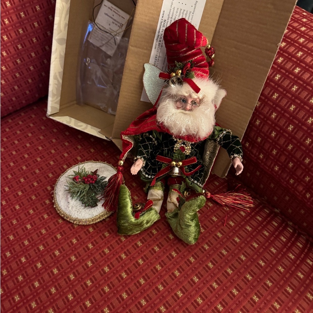 Mark Roberts Holiday Elf with Red and Green Outfit